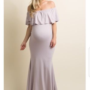 Pinkblush Maternity Floor Length Dress
